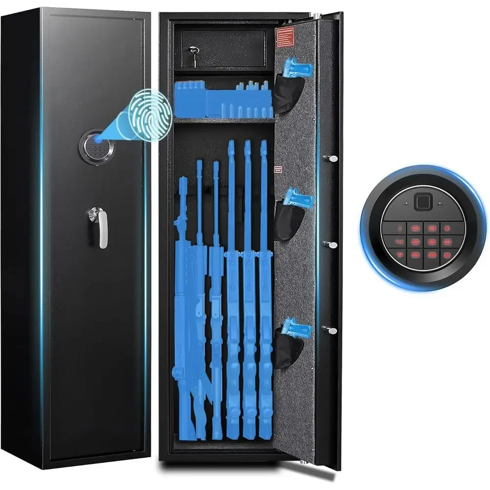 Home Security Gun - Sejf biometryczny, szafka zabezpieczająca do domu