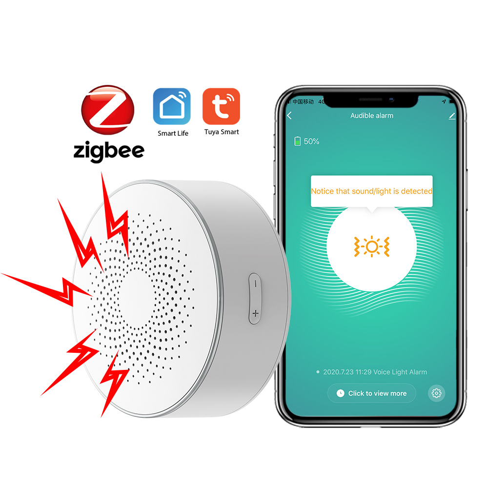 Home Security Siren - Eleopard Home Zigbee Tuya inteligentny alarm
