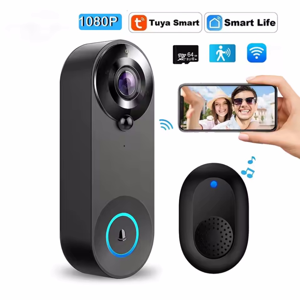 Home Security Blink - Tuya Bezprzewodowy Dzwonek do Drzwi WiFi