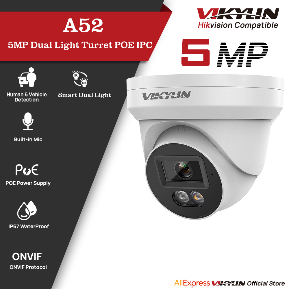 Home Security Service - Kamera IP VIKYLIN 5MP z podwójnym