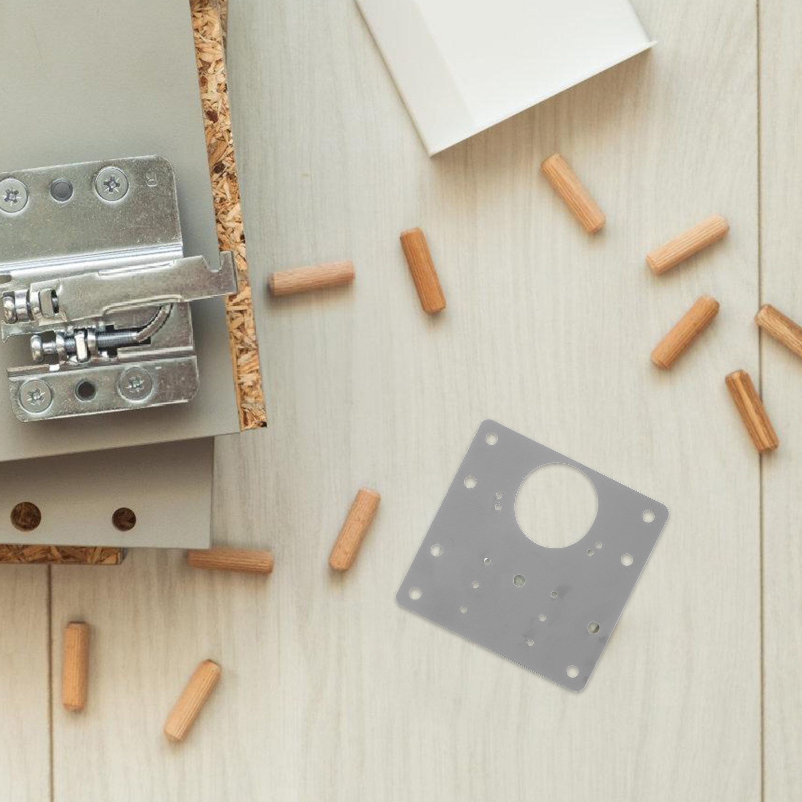 Door Reinforcer Kit - 4 szt. Płytki naprawcze ze stali