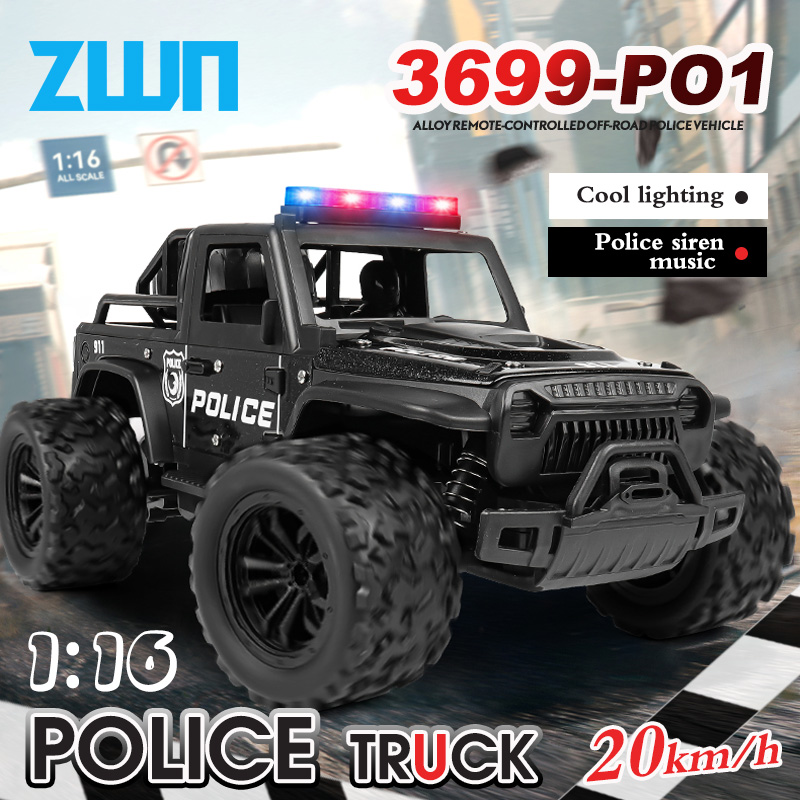 Home Security Police - ZWN 1:16 Stopowa Szybka Terenowa Samochód