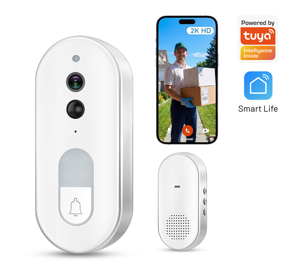 Home Security Blink - Inteligentny wideodomofon Tuya, bezprzewodowy, kamera zewnętrzna