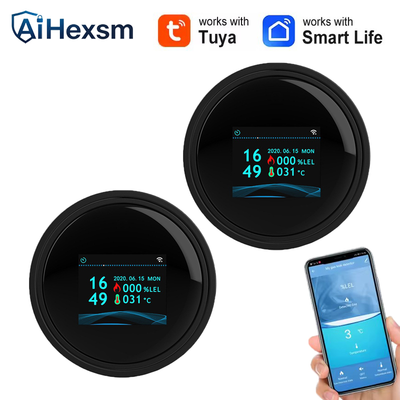 Home Security Tools - Czujnik Tuya WiFi z funkcją pomiaru