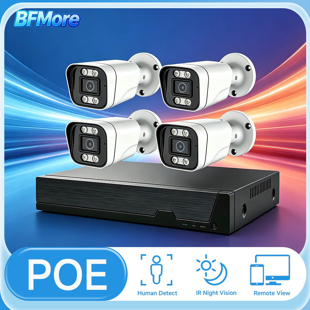 Home Security Kit - BFMore 8MP 4K System Bezpieczeństwa z