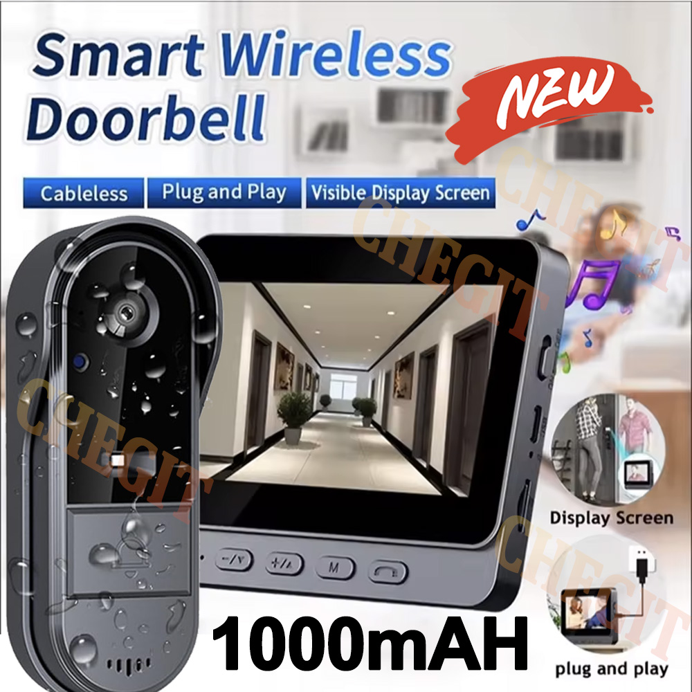 Home Security Blink - Bezprzewodowy dzwonek do drzwi z kamerą