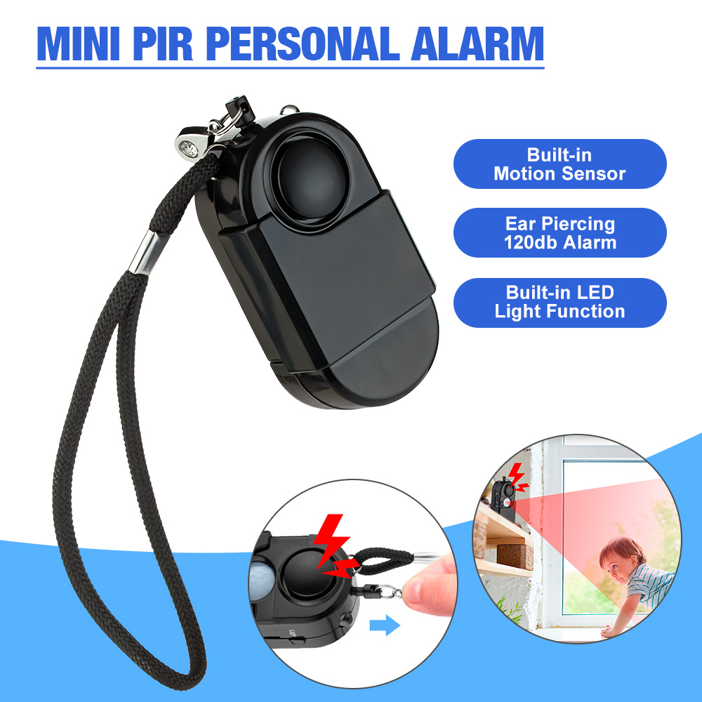 Home Security Blink - Przenośny Mini Alarm z Czujnikiem Ruchu