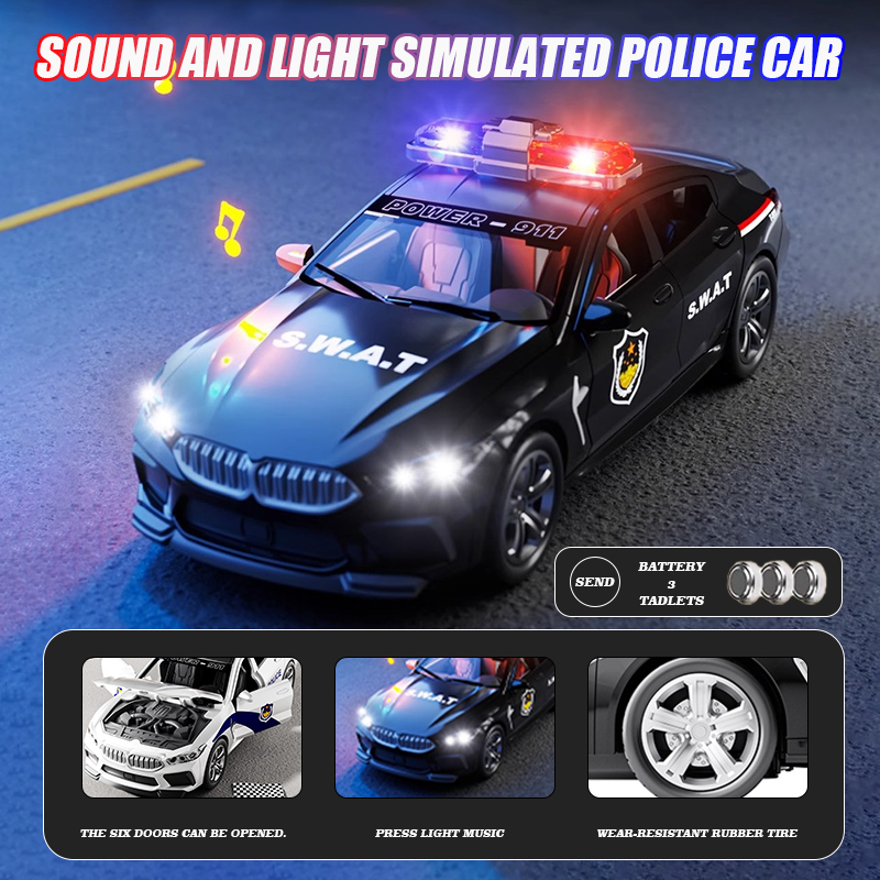 Home Security Police - Model samochodu policyjnego BMW M8 w