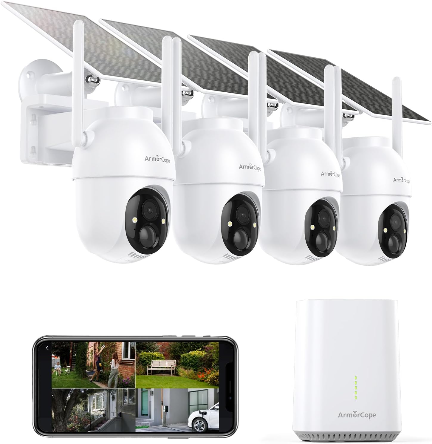 Home Security No Subscription - Bezprzewodowe kamery bezpieczeństwa do użytku zewnętrznego,