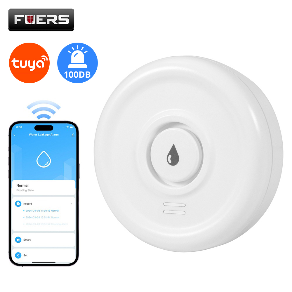 Home Security Device - Fuers Detektor wycieku wody Inteligentny alarm