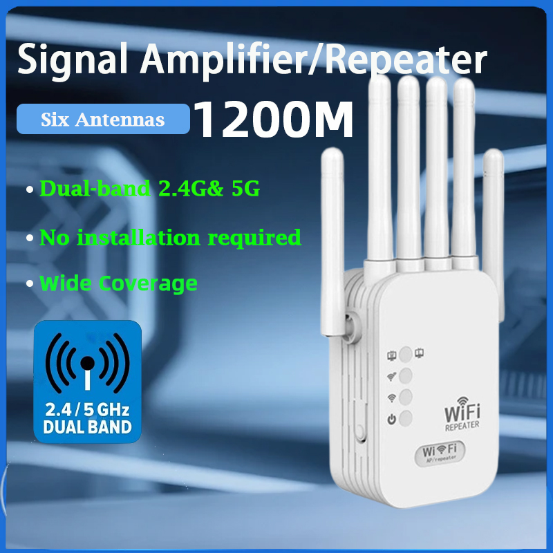 Home Security Service - KATORD 1200Mbps Bezprzewodowy Wzmacniacz WiFi 2.4G&5G