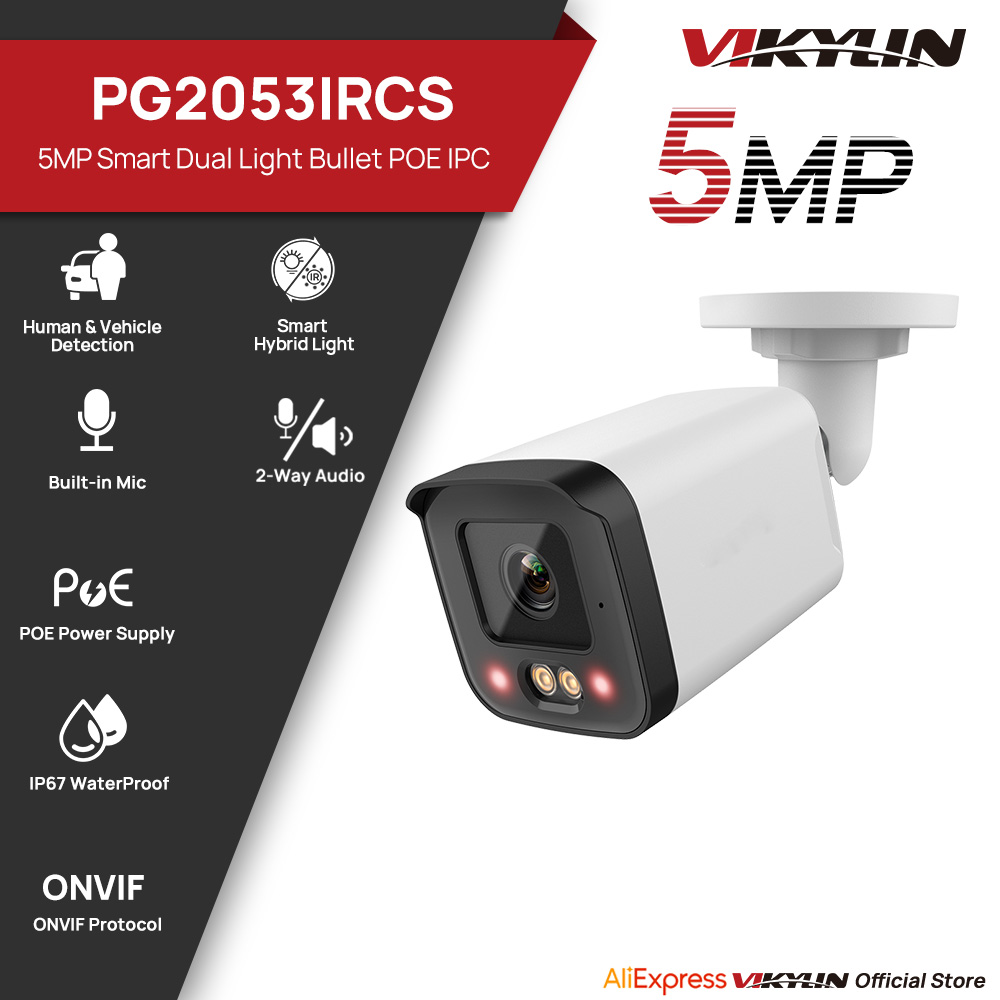 Home Security Service - Kamera IP VIKYLIN 5MP Smart Dual