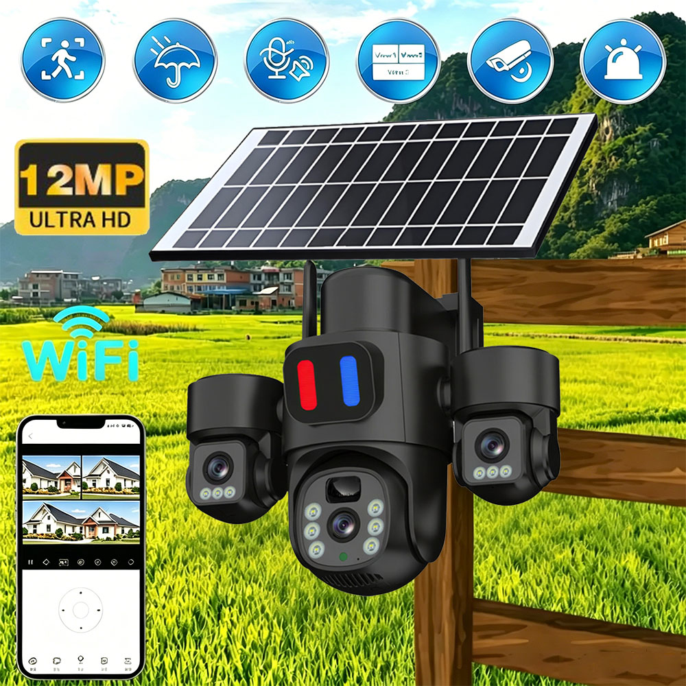 Home Security Blink - Zewnętrzna kamera solarna WiFi PTZ z