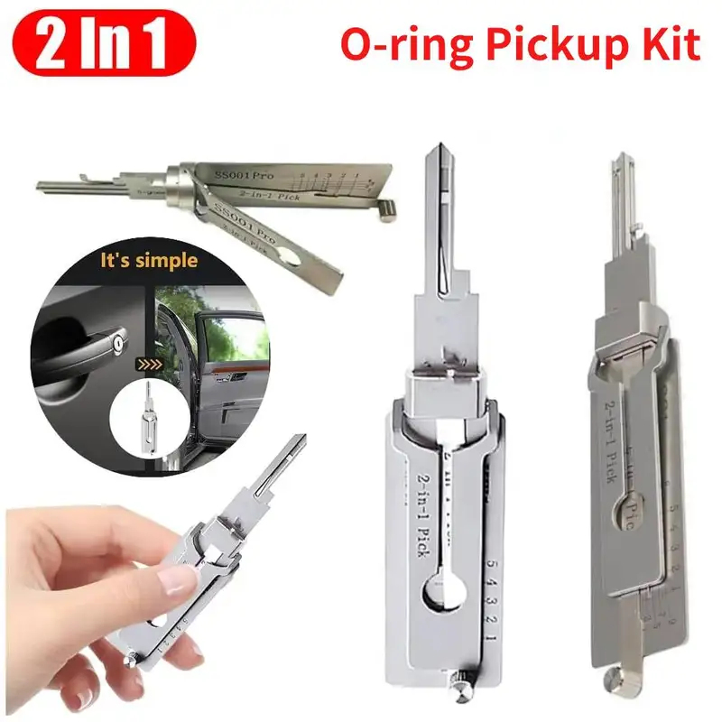 Lock Picking Set - SS001 Pro Zestaw Dekodera Kluczy ze
