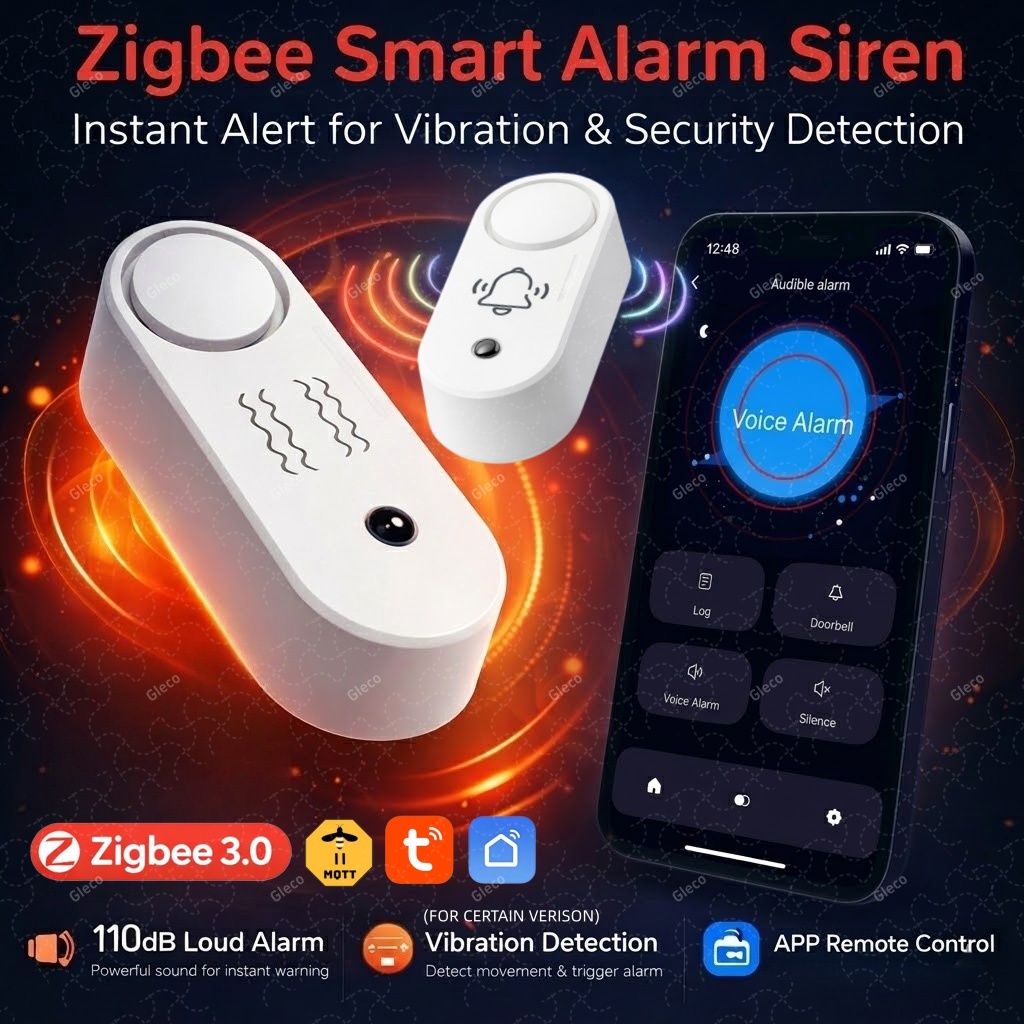 Home Security Options - Alarm syrenowy ZigBee Tuya Smart z