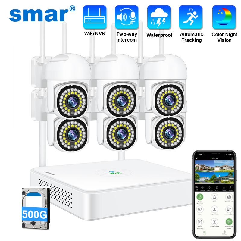 Home Security Blink - Bezprzewodowy system kamer bezpieczeństwa CCTV Smar