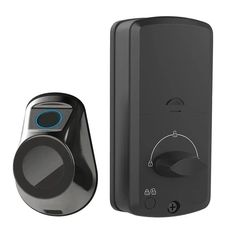 Home Security Options - Zamek do drzwi z czytnikiem linii