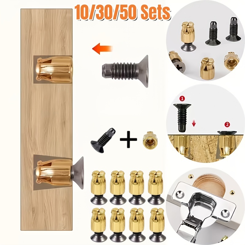 Door Reinforcer Kit - 10/30/50 Zestawów Wkładek do Naprawy Zawiasów