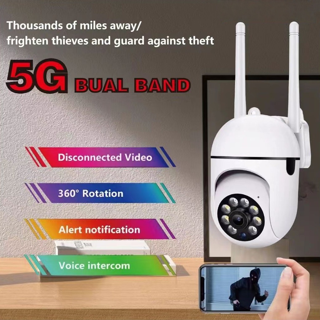 Home Security Kamera - Inteligentna kamera IP 5G 1080P HD