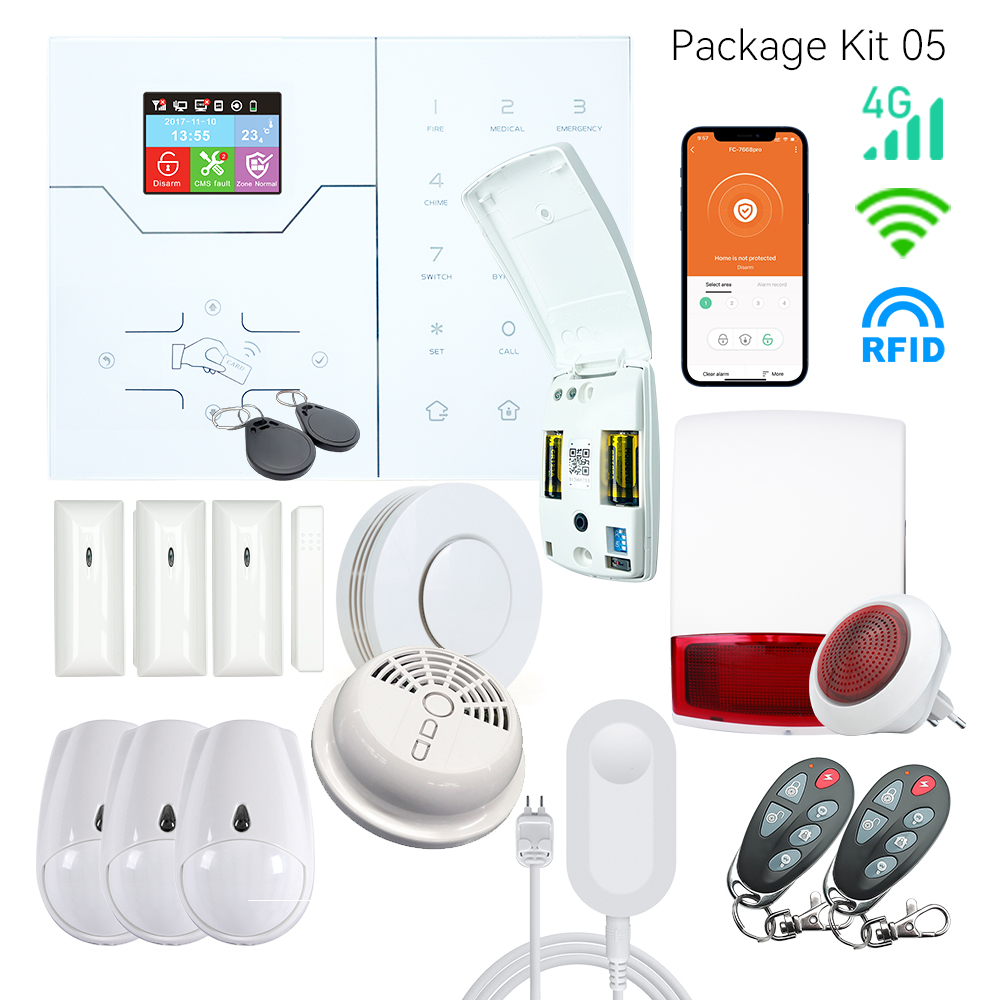 Home Security No Subscription - Inteligentny centralny system alarmowy do inteligentnego