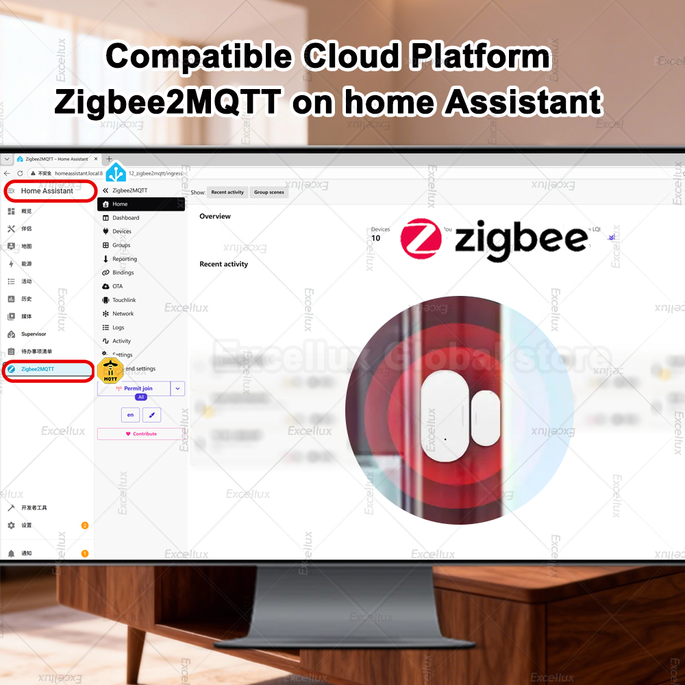 Zigbee 3.0 czujnik okna drzwi  – Home Security Device recenzja i cena