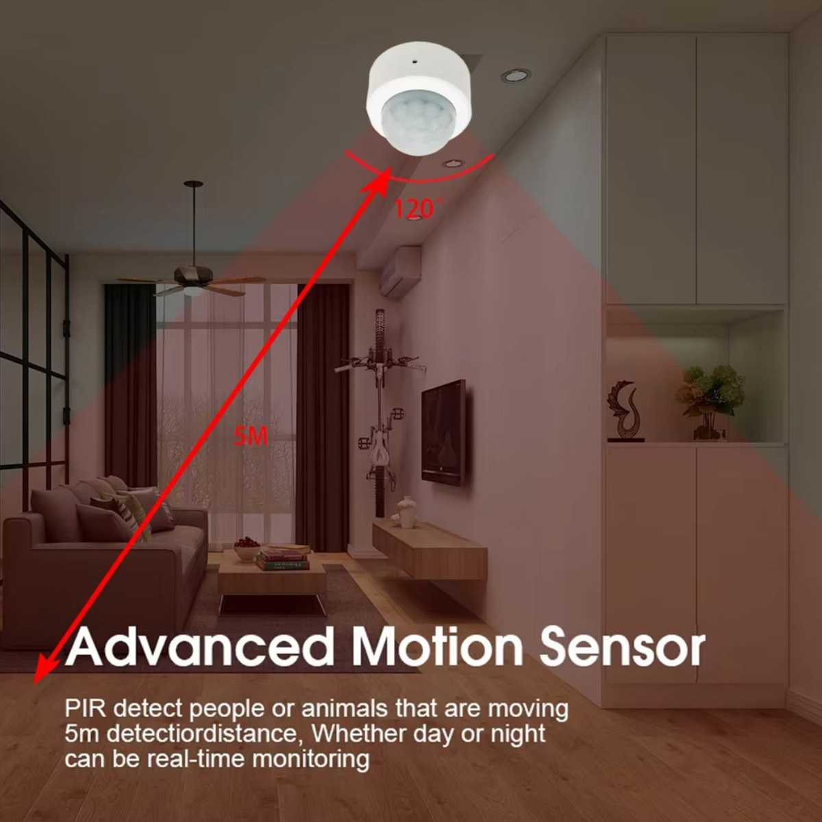 Czujnik ruchu Zigbee PIR, dete – Home Security Device recenzja i cena