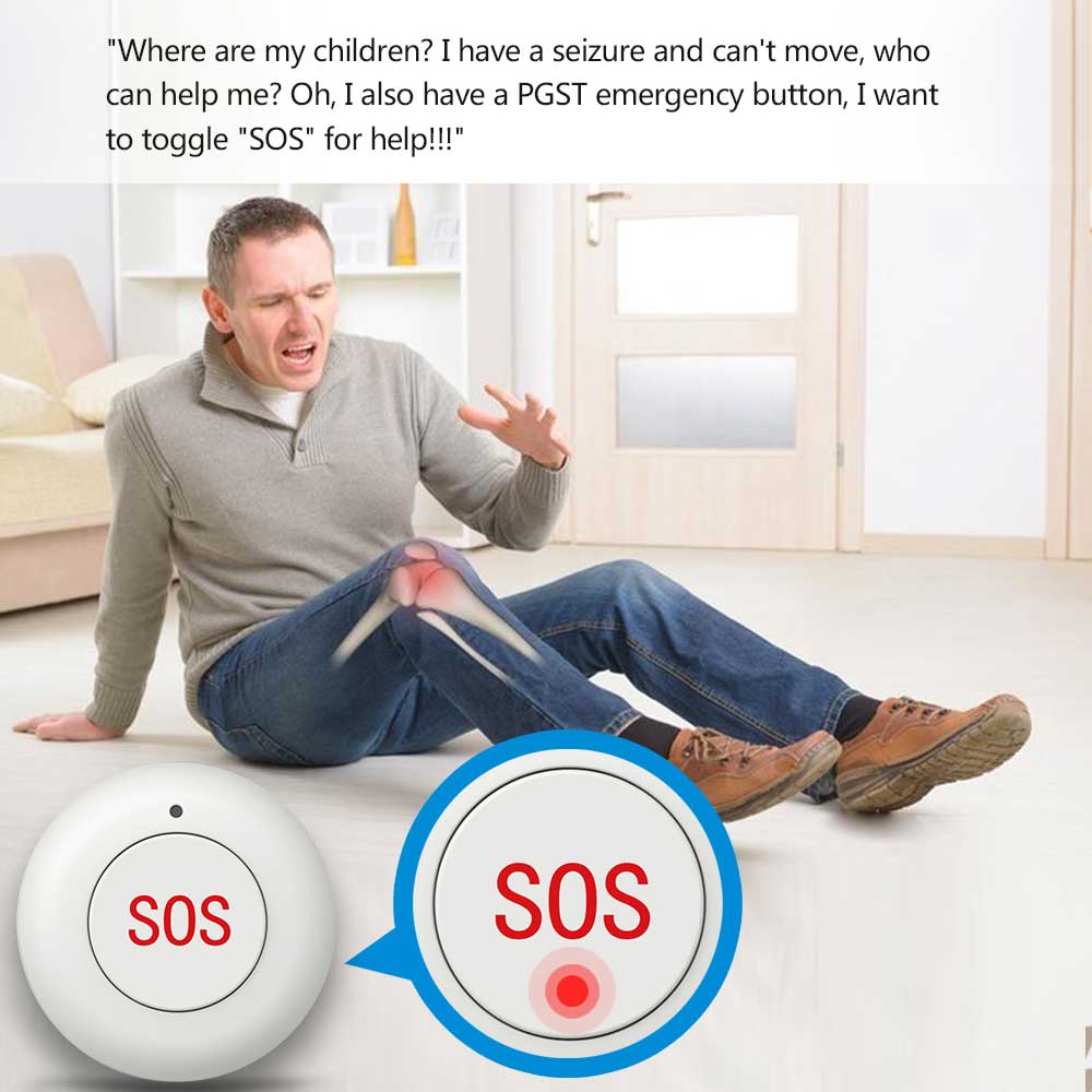 Bezprzewodowy przycisk SOS, in – Home Security Siren recenzja i cena