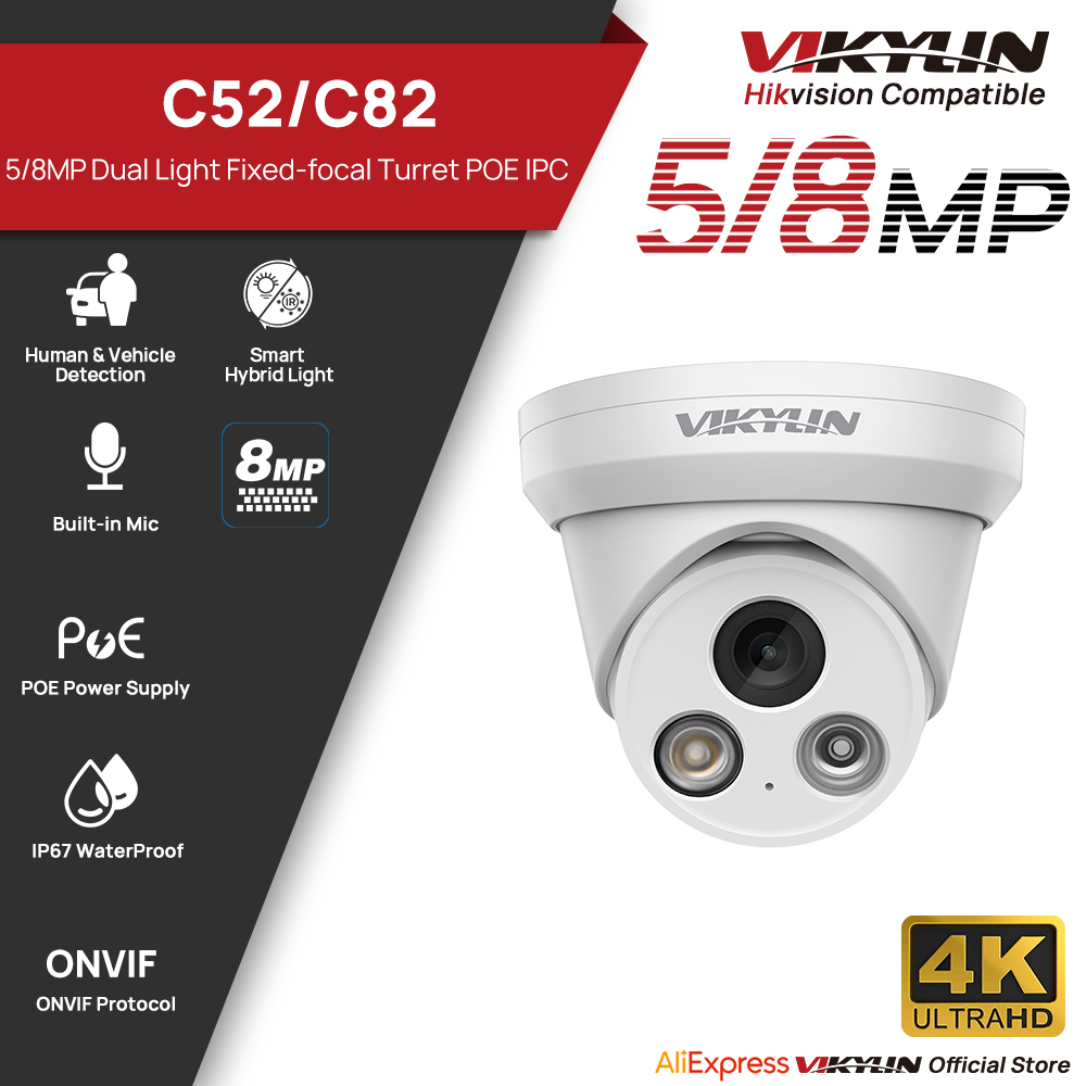 Kamera IP VIKYLIN 5/8MP 4K z p – Home Security Service recenzja i cena
