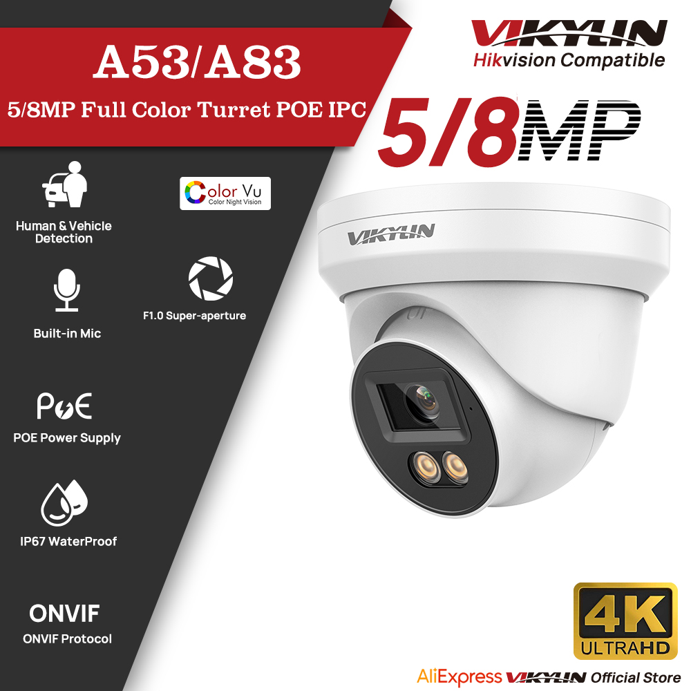 Kamera IP VIKYLIN 5/8MP HD, Po – Home Security Service recenzja i cena