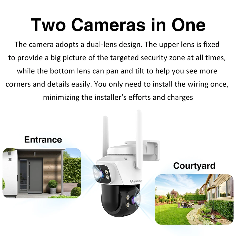 Kamera Vstarcam 5.0MP HD z pod – Home Security Kamera recenzja i cena