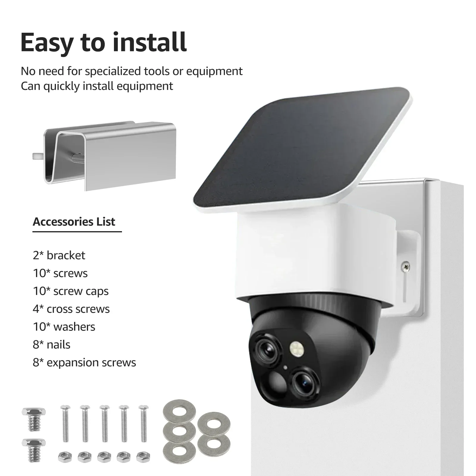 2 szt. Uchwyt ścienny do rynie – Home Security Eufy recenzja i cena