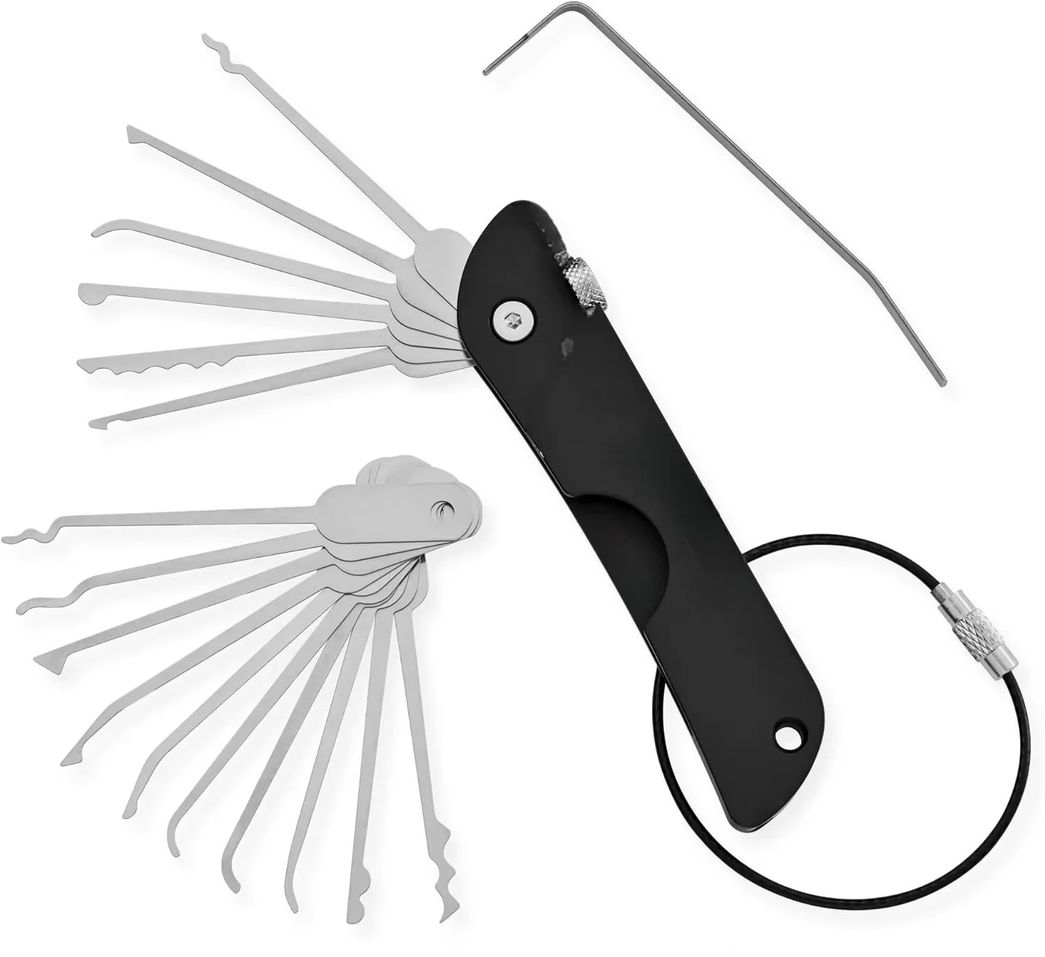21-częściowy kompaktowy zestaw – Lock Picking Set recenzja i cena