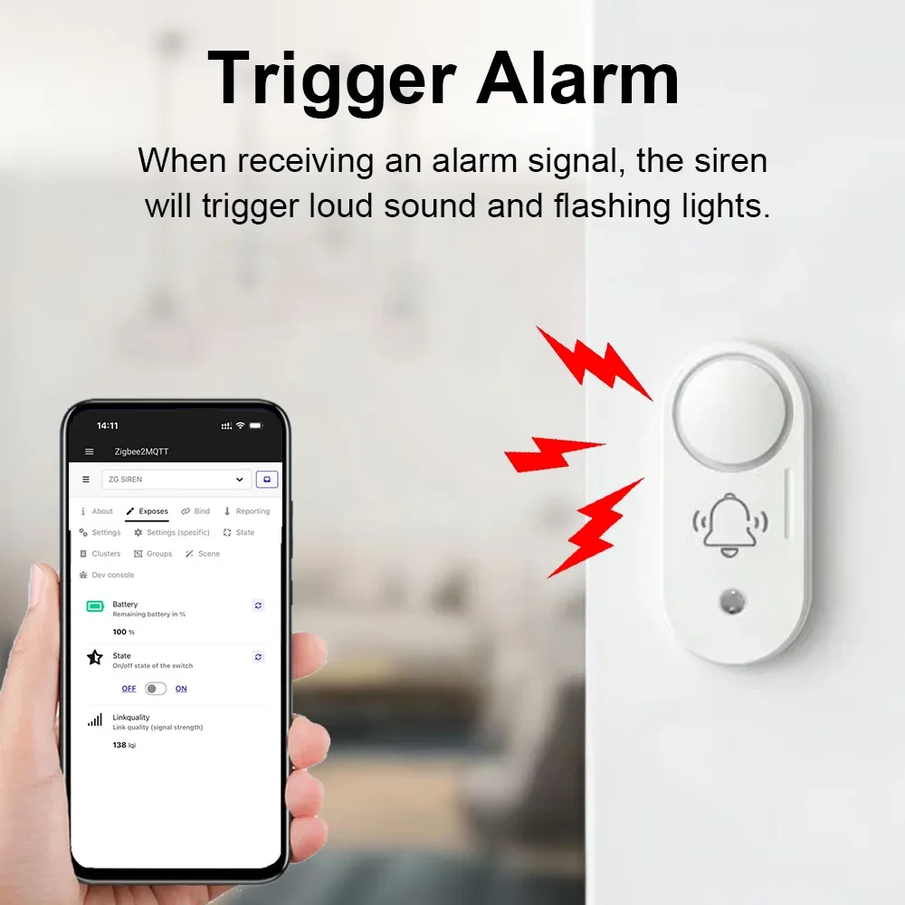 Haozee Zigbee 110dB Syrena Ala – Home Security Options recenzja i cena