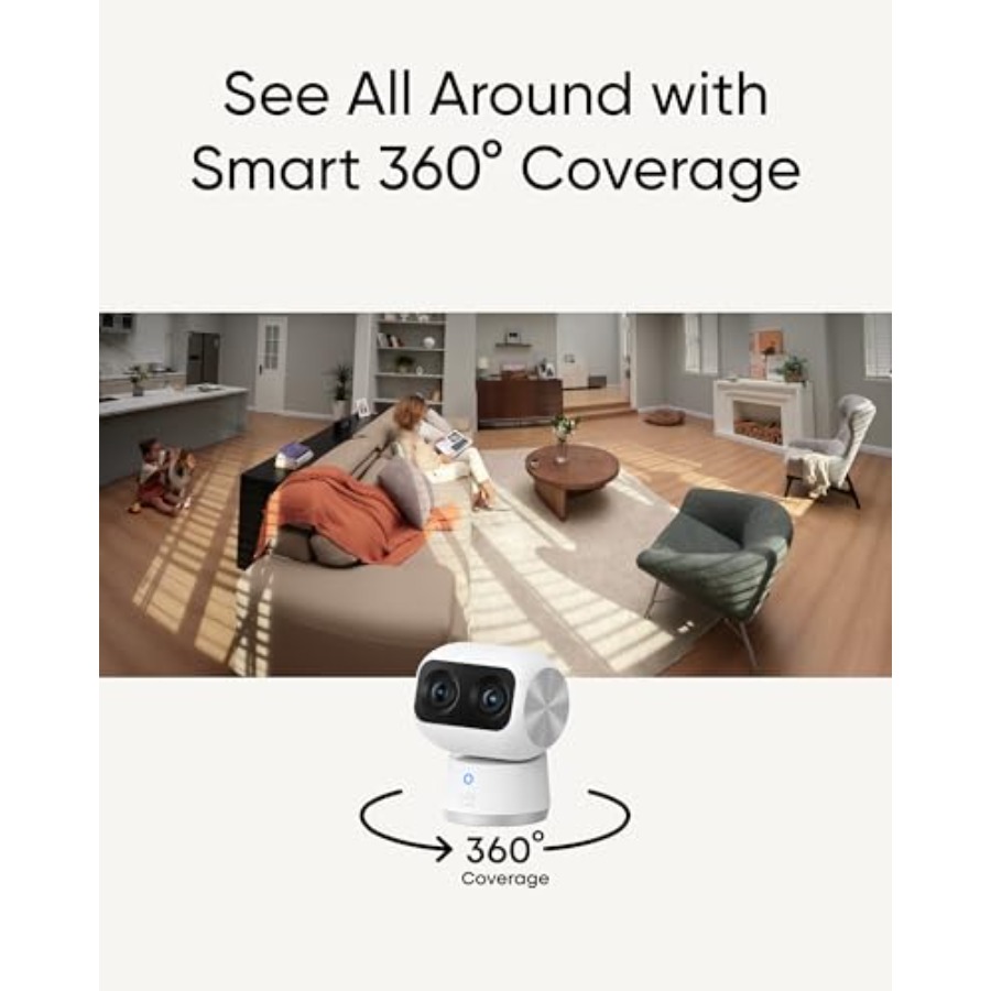 Kamera wewnętrzna 4K S350 do m – Home Security No Subscription recenzja i cena