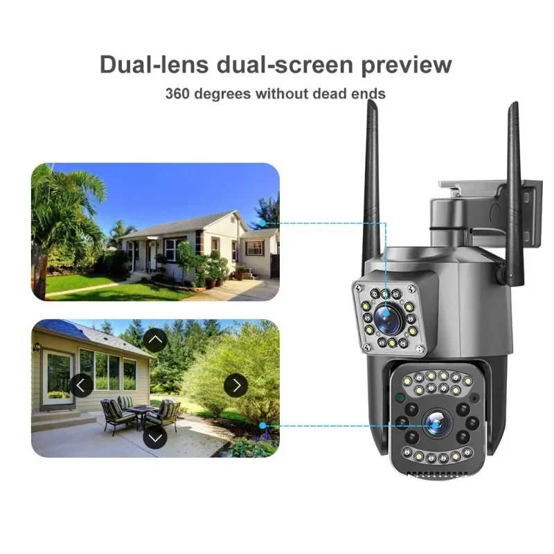 Kamera IP 8MP WIFI 4K PTZ Podw – Home Security Kamera recenzja i cena