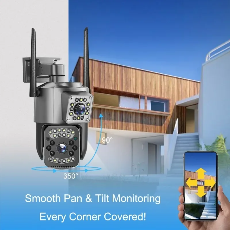 Kamera IP 8MP WIFI 4K PTZ Podw – Home Security Kamera recenzja i cena