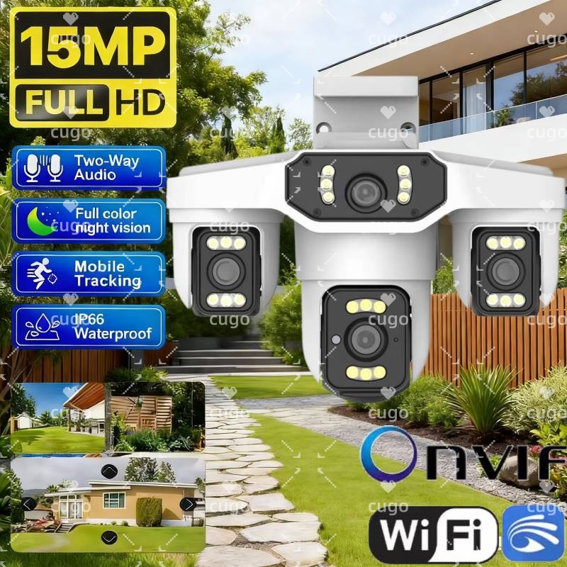 Kamera IP WiFi 15MP 8K Trzy Ob – Home Security Police recenzja i cena