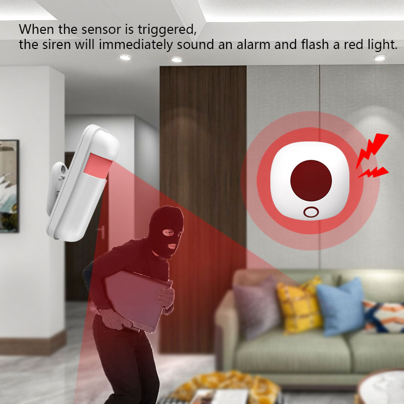 Wewnętrzna syrena bezprzewodow – Home Security Siren recenzja i cena