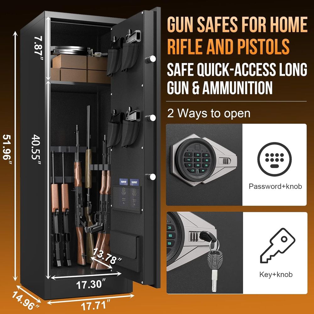 Karabiny kaliber 10-12, sejfy  – Home Security Gun recenzja i cena