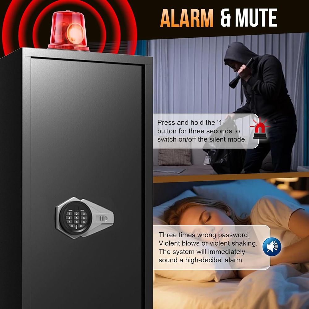 Karabiny kaliber 10-12, sejfy  – Home Security Gun recenzja i cena
