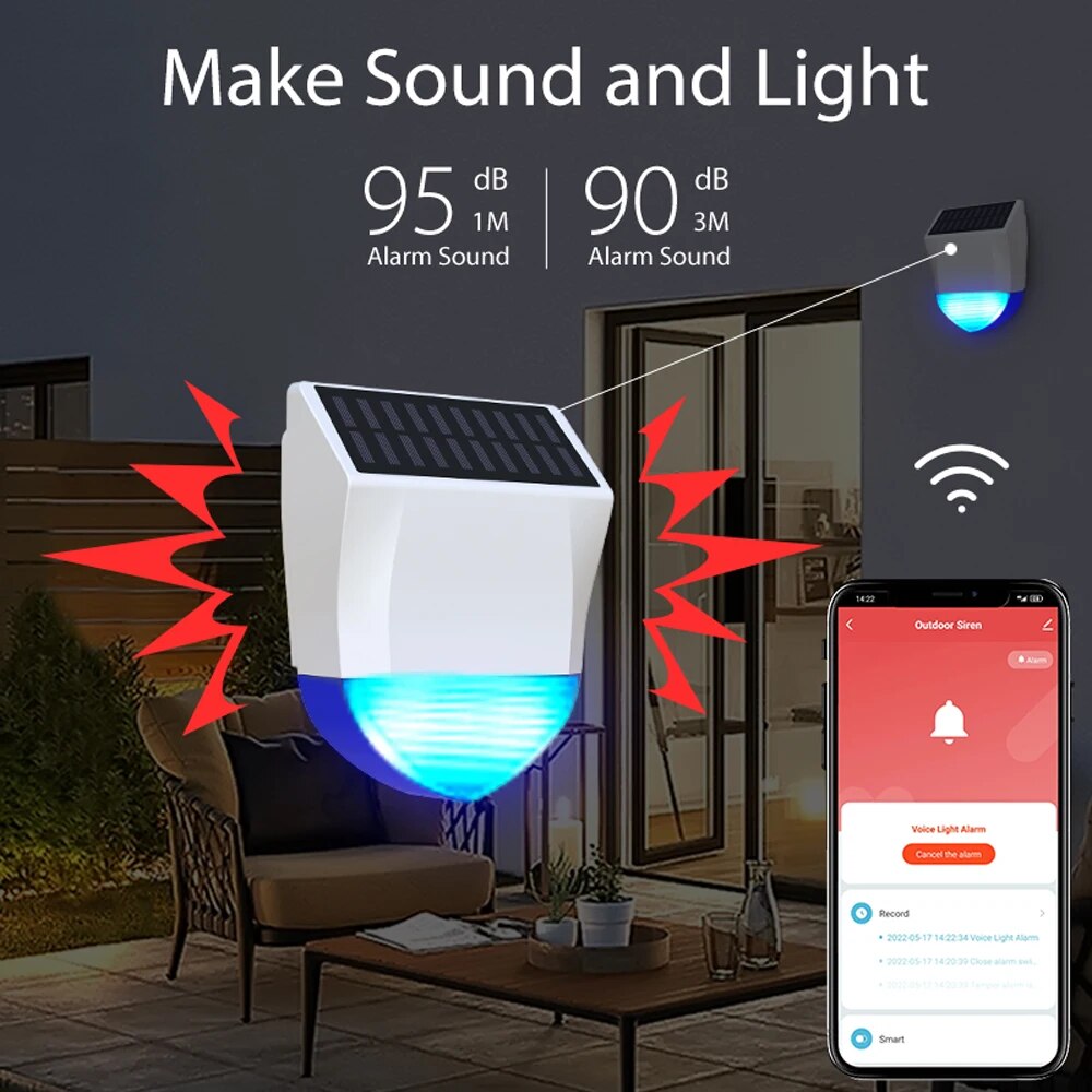 Tuya Smart dla syreny alarmowe – Home Security Siren recenzja i cena