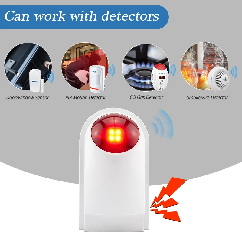 Bezprzewodowa zewnętrzna syren – Home Security Siren recenzja i cena