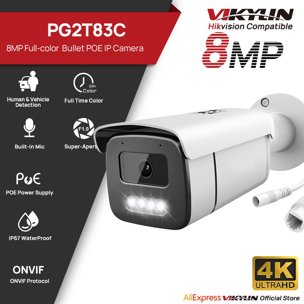 Kamera IP Vikylin 8MP z koloro – Home Security Options recenzja i cena