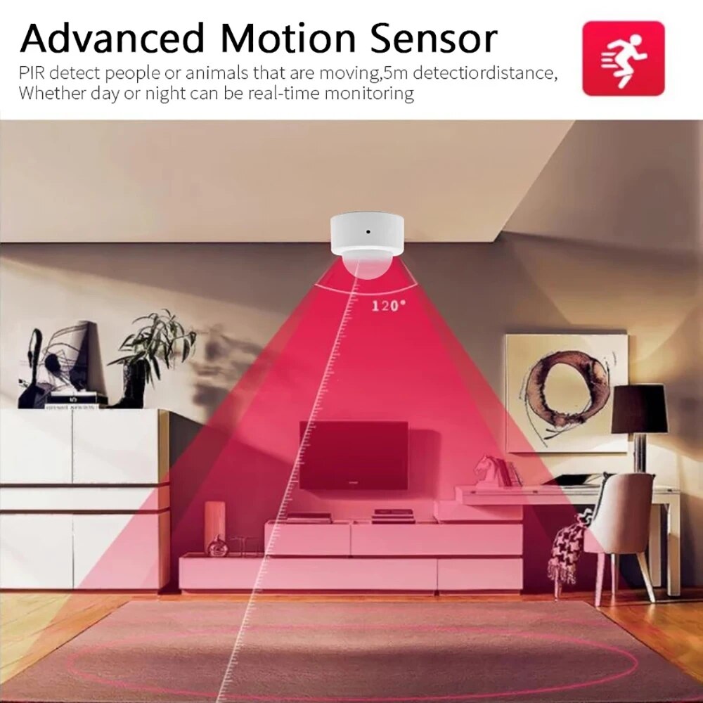 Zigbee Mini czujnik ruchu PIR  – Home Security Device recenzja i cena