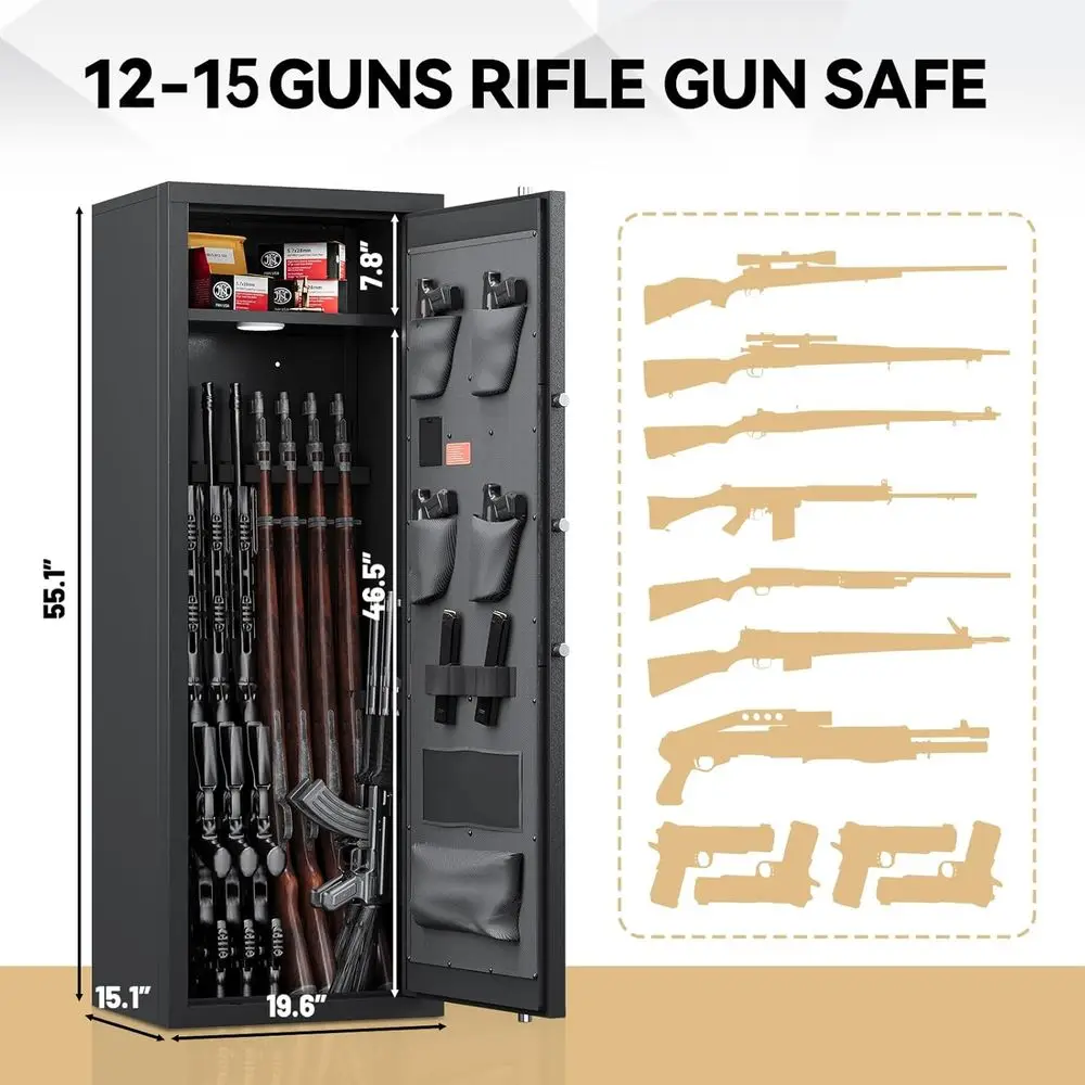 Sejf na 12-15 karabinów, bezpi – Home Security Gun recenzja i cena