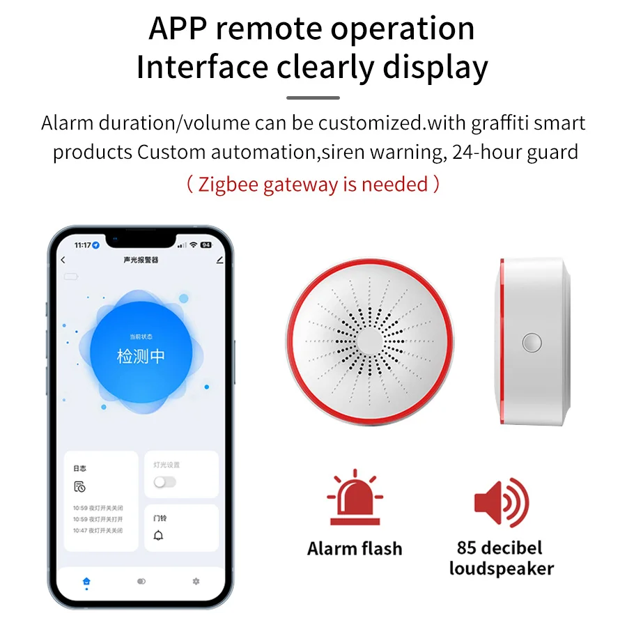 Czujnik syreny alarmowej Tuya  – Home Security Blink recenzja i cena